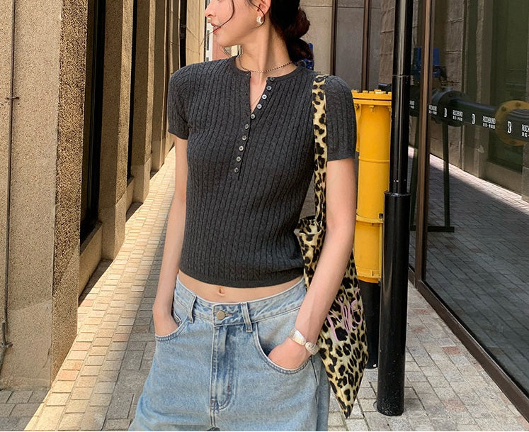 DR236065 Knit Top/Pre-order 4 colours