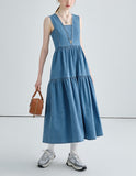 DR23885 Denim Dress/Pre-order